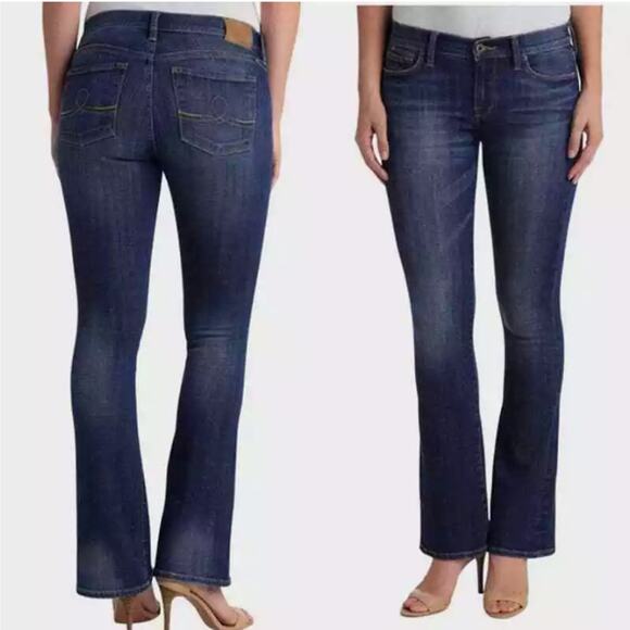 Lucky Brand Sofia Boot 7WC1003 Dark Wash Mid-Rise 5-Pocket Denim Jeans 10 x 30 - Picture 11 of 11